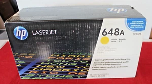 HP CE262A Toner Cartridge Yellow 648A LaserJet - Picture 1 of 5