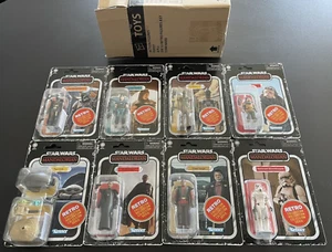 Star Wars Mandalorian Retro Collection *FULL SET OF 8* Wave 1 *SHIPPER BOX* - Picture 1 of 24