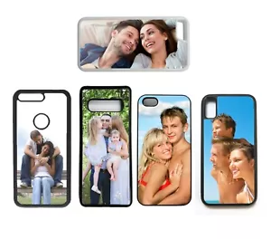 PERSONALISED PHONE CASE CUSTOM PHOTO HARD COVER FOR APPLE SAMSUNG SONY HUAWEI - Picture 1 of 66