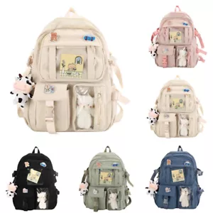 Teens School Backpack Kawaii Cute College Travel Casual Bag for Girls Women - Picture 1 of 37