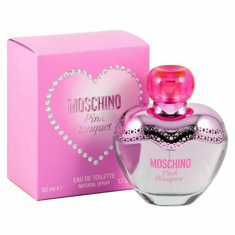 Moschino Pink Bouquet Eau de Toilette EDT Spray 1,7 oz / 50 ml Nuevo en caja Foto 1 de 1