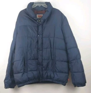Levis Puffer Jacke Herren XXL leicht Langarm Full Zip blau - Bild 1 von 8
