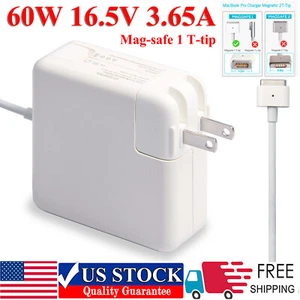 60W Laptop Power Charger Cord for Apple MAC MacBook A1185 A1278 A1181 A1184 FA - Picture 1 of 14