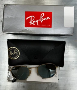 Gafas de sol Ray-Ban RB3548N hexagonales planas - dorado/gris flash - 48 mm - Imagen 1 de 6