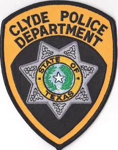 Clyde Police Department TX Texas Police Patch - Bild 1 von 1