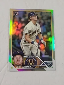 2023 Topps Update Series - Rainbow Foil #US245 Joey Wiemer (RC) - Picture 1 of 2