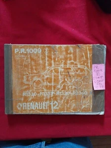 Renault R 12 Catalogue pieces Rechanges Detachees PR 1009   Parts List 1976 1977 - Bild 1 von 16