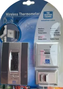 The Weather Channel Wireless Thermometer WS-7013TWC-BP - New Factory Sealed - Picture 1 of 3