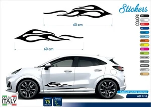ADESIVI LATERALI FIANCATA FIAMMA UNIVERSALI AUTO TUNING SPORT AD K 16 - Imagen 1 de 1
