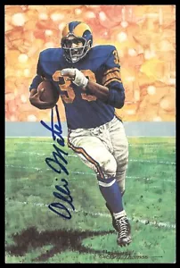 Ollie Matson Signed Autographed Goal Line Art Card GLAC Postcard JSA COA *d2 - Picture 1 of 2