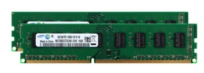 SAMSUNG 8GB (2x 4GB) DDR3 PC3-10600 1333MHz DIMM Desktop Memory RAM Ship from US - Image 1 of 4