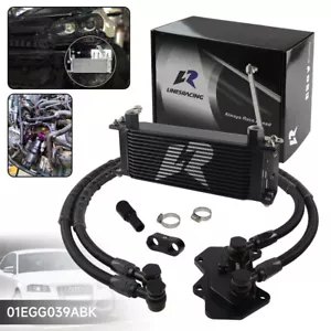 14 Row Oil Cooler Kit For VW Golf R GTI MK5 MK6 03-08 & AUDI A3/S3 06-08 EA113 - Picture 1 of 14