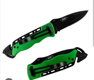 COLTELLO Jbm Con Sistema Di Taglio Cinture E Rompivetro - Foto 1 di 2