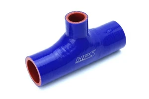 HPS 3" ID x 6" Long 4-ply Silicone Coupler T Hose Adapter Blue 76mm Coolant - Imagen 1 de 3