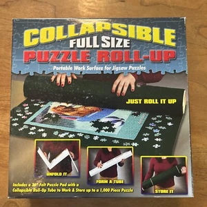 Collapsible Full Size Puzzle Roll-Up Portable Work Surface to 1000 pcs - Picture 1 of 6