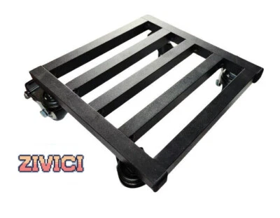 Soporte para Plantas Rodante de 4 Ruedas Negras de 8 pulgadas Soporte para Caddy de Servicio Pesado Maceta de Patio Foto 1 de 4