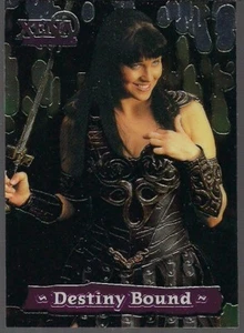 XENA TOPPS SER 3 DESTINY BOUND DOUBLE SIDE CHROME CHASE CARD #1 XENA & CALLISTO - Foto 1 di 2