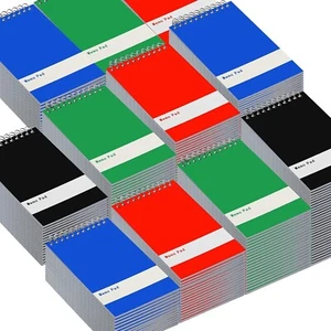 Spiral Note Pads Set - 200 Assorted Color 3'' x 5'' Mini Notebooks for All Needs - Picture 1 of 9
