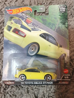 Hot Wheels Premium Car Culture '95 Toyota Celica GT-Four Car Real Riders JDM JAP