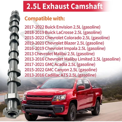 Árbol de levas de escape de 2,5 L 28290131 para Chevrolet Blazer 2019-2021 de 4 cilindros Foto 1 de 4