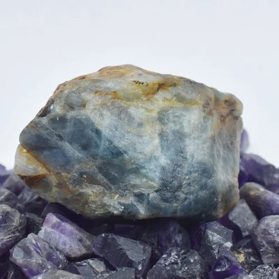 454.00 Ct Raw Multi-Color Sapphire Natural Uncut Rough Loose Gemstone CERTIFIED - Image 1 of 4