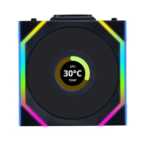 Lian Li UNI Fan SL - LCD sans fil 120 (lame inversée) - Boîtier PC ARGB -... - Photo 1/7