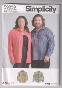 9859 SIMPLICITY - CAMICIA Basic - UNISEX Adulto Taglia dalla XL alla XXXL - Foto 1 di 2