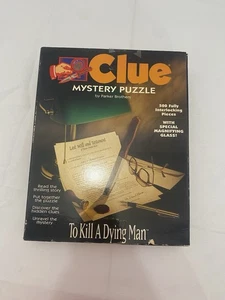 Vintage 1998 Clue Mystery Puzzle by Parker Bros - To Kill A Dying Man - 500 pcs - Picture 1 of 4