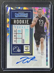 Colby Parkinson 2020 Contenders #194 RC Rookie Var Cracked Ice Ticket Auto 15/22 - Bild 1 von 2