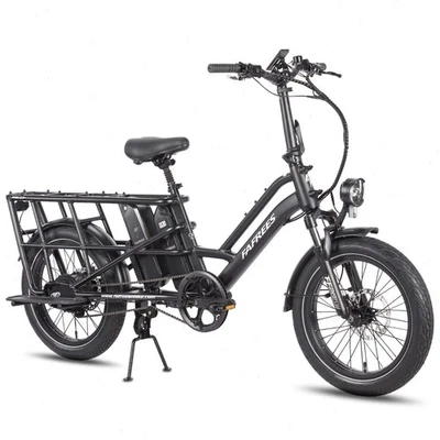 20 Zoll Cargo Elektrofahrrad Longtail E-Lastenrad 250W 20Ah E-Bike Lastenfahrrad - Bild 1 von 4