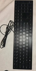 Acer model SK-9621 Wired USB Slim Black Desktop Keyboard - Picture 1 of 2