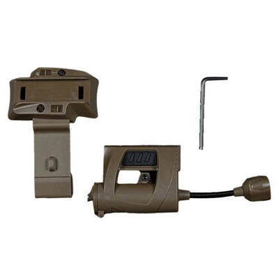 Braunes Outdoor-Helmlicht, 3-Gang-LED-Taschenlampe, Outdoor-Nachtlicht, Gee1811 - Bild 1 von 4