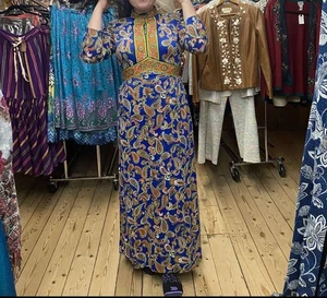 Vestido vintage manga tres cuartos - Imagen 1 de 2