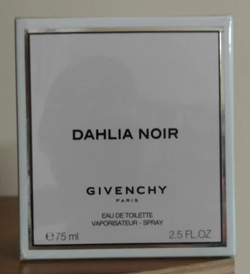 Profumo donna DAHLIA NOIR Givenchy eau de toilette spray 75 ml Vintage Sigillato - Immagine 1 di 2