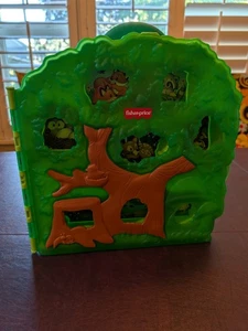 Fisher Price Little People FOREST FRIENDS Tree Carry Case ONLY 2024 - Picture 1 of 8