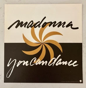 MADONNA You Can Dance 12x12 Official Promo Flat Double Sided 1987 - Picture 1 of 3