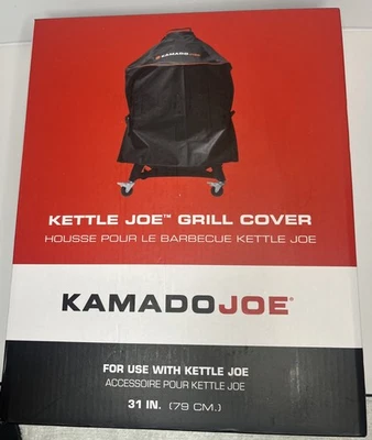 Kamado Joe KJ15080320 Kettle Joe 31 inch Charcoal Grill Cover Black