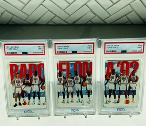 1991 Skybox TEAM USA set PSA 9 #544 #545 546 JORDAN Olympics Barcelona ๐ฅ ๐ฅ ๐ฅ - Picture 1 of 5