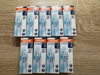 9 x Osram 64440 Halogen Halostar Standard 12V GY6.35 3000K 50W in OVP (TM) - Bild 1 von 3