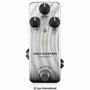 One Control Sonic Silver PEG OC-SSPn Bass Pre-amp / BJF Series Effects Pedal - Picture 1 of 3
