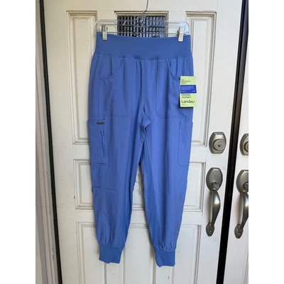 Calça Landau Forward Journey Cargo Jogger Esfoliante Teto Azul NOVO Tamanho Pequeno Pequeno - Imagem 1 de 4