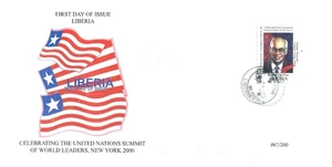 Liberia 1999 Rare FDC Estonia President Lennart Georg Meri MNH - Picture 1 of 2