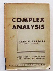 COMPLEX ANALYSIS LARS V. AHLFORS FIRST EDITION 1953 HARDCOVER RARE DUST JACKET - Picture 1 of 7