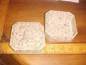 CAJA BARATIJA LA CAMPANA DE LA LIBERTAD MARMOLEADA PLÁSTICO DURO AÑOS 50 - Imagen 1 de 7