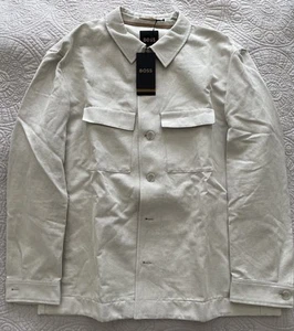 Hugo Boss - Men's Cotton/Linen Jacket/Overshirt - New with Tags - RPP £545 - Picture 1 of 12