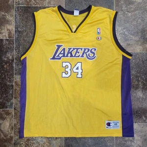 Vintage Los Angeles Lakers Shaquille O'Neal Shaq Champion Trikot Gr. 48 Lg/XL - Bild 1 von 10