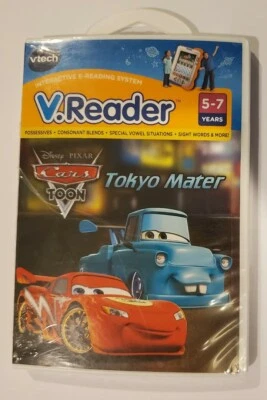 Vtech - V.Reader - Disney Pixar CARS Toon - Tokyo Mater - Ages 5 to 7 - New - Image 1 of 3