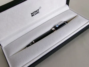 Montblanc Boheme penna stilografica blu nera PT 14K pennino - Foto 1 di 15