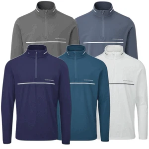 OSCAR JACOBSON DARWIN MENS 1/4 ZIP PULLOVER / ALL COLOURS & SIZES @ 50% OFF RRP