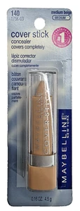 NEW Maybelline Cover Stick Corrector Concealer-140 MEDIUM BEIGE MEDIUM 1 - Picture 1 of 1